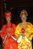 Với NSƯT Ngọc Bình trong vai Hoàng Thượng của Lễ hội Nam Giao - Festival Huế 2006